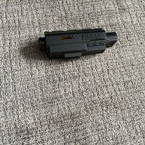 Nerf green light laser (painted black)